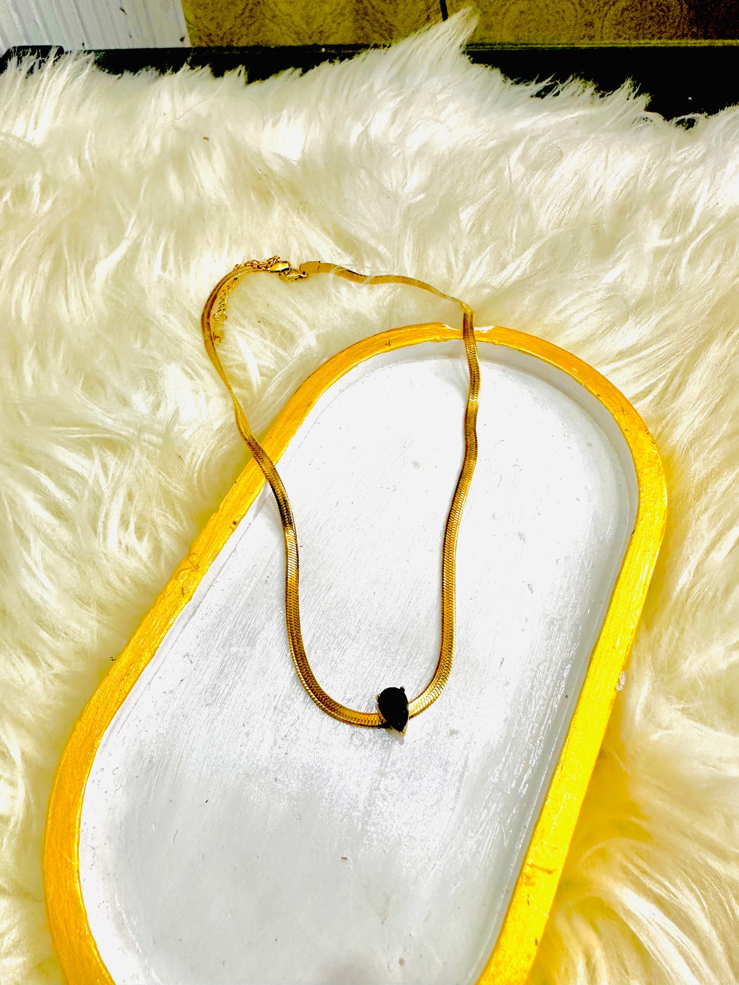 Drop stone|snake chain