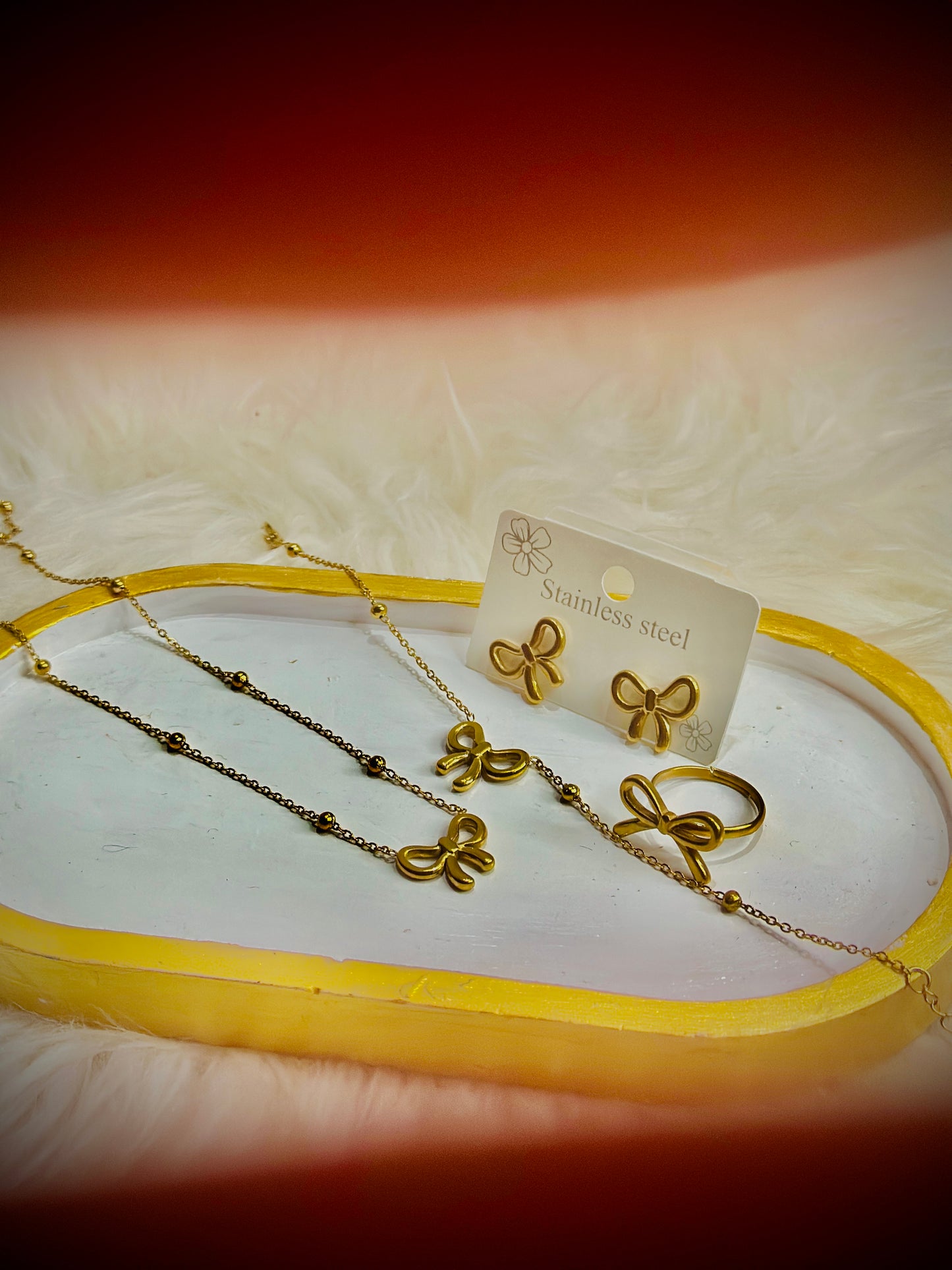 Bow set|Anti tarnish