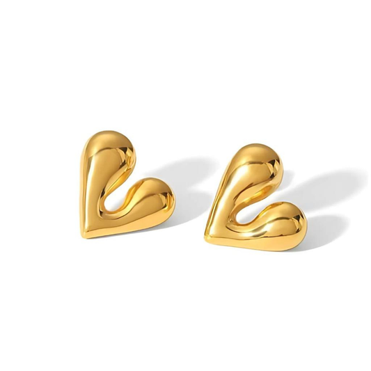 Heart Studs | Simple Love Elegance