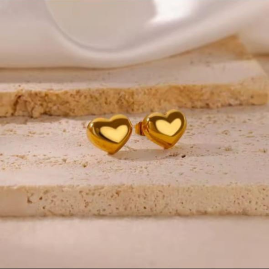 Mini Heart Studs | Subtle Touch of Love