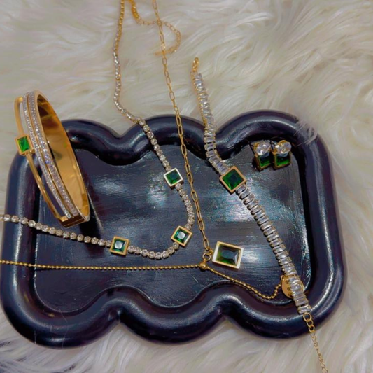 Green Emerald Set