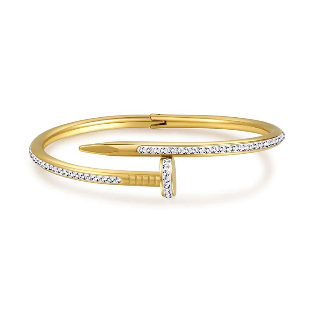 Nail Fully Studded Cuff | Bold Sparkle Meets Modern Edge