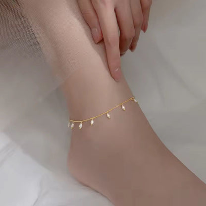 Pearls Anklet | Timeless Grace in Every Step
