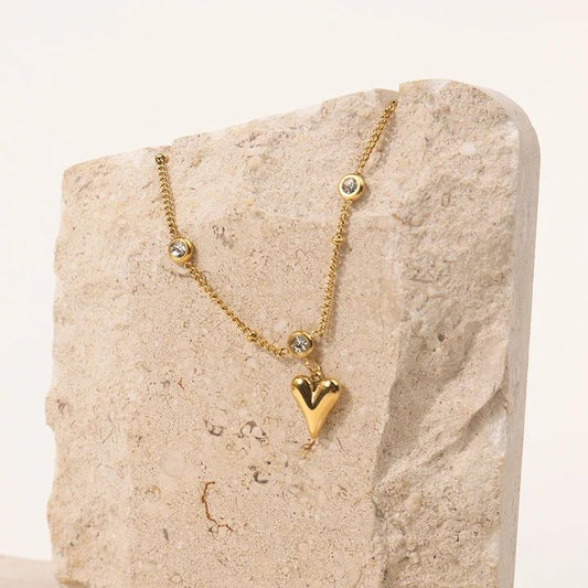 Hanging Heart Anklet | Sweet & Stylish Charm