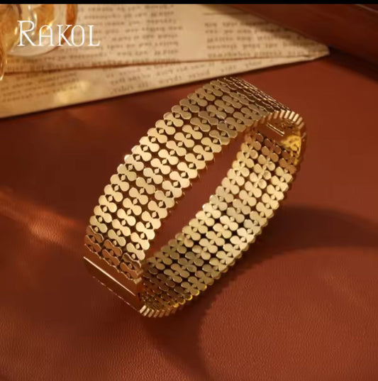 Serpent Scale Cuff | Bold Textured Statement